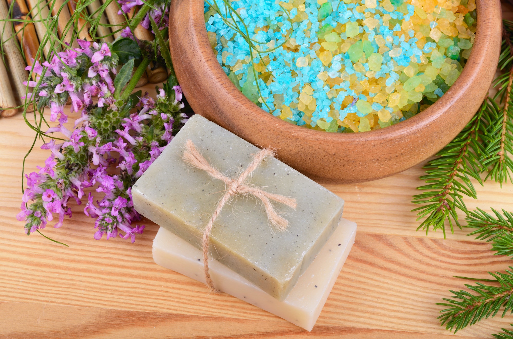 Salt and soaps Salt and soaps